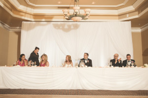 queens landing wedding head table backdrop