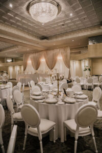 Burlington Convention Centre Wedding Backdrop Head Table